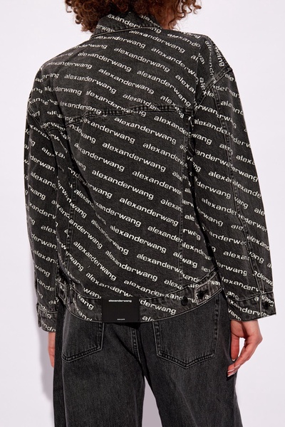 Alexander Wang Denim jacket with logo