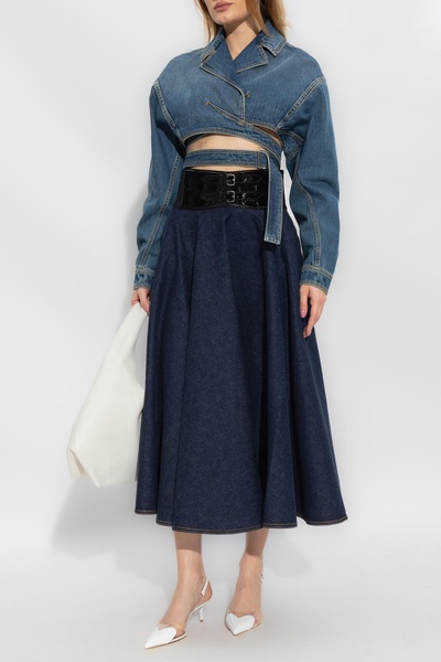 Alaia Cropped denim jacket