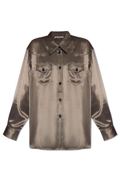 Acne Studios Relaxed-fitting satin shirt