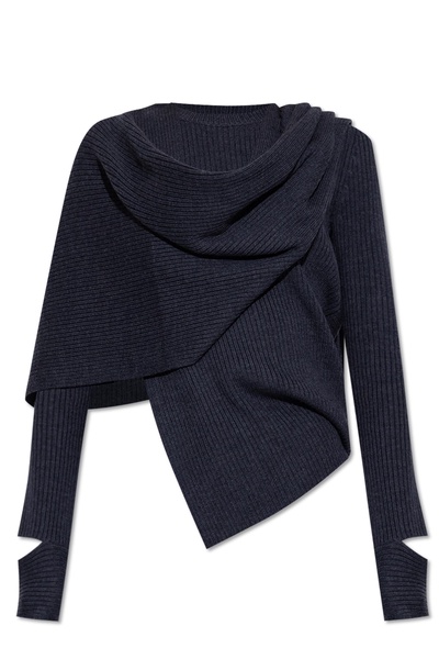 Helmut Lang Sweater with a shawl