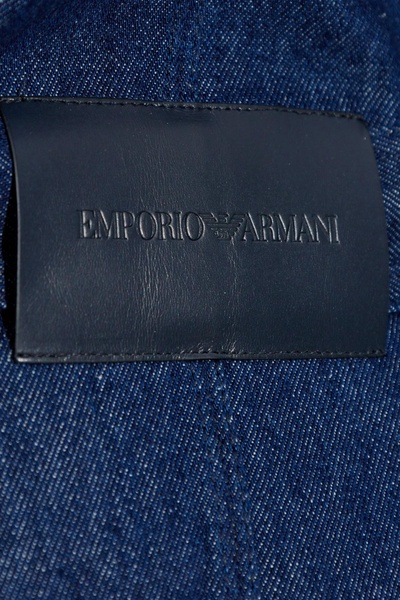 Emporio Armani Denim Trench Coat