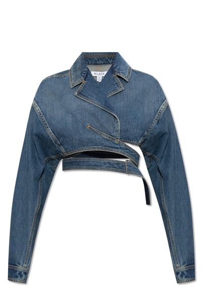 Alaia Cropped denim jacket