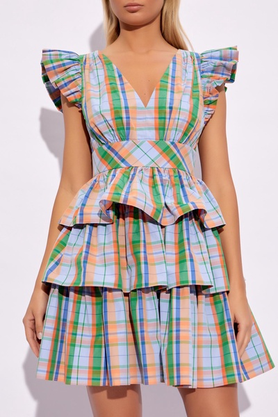 Kate Spade Plaid Pattern Dress