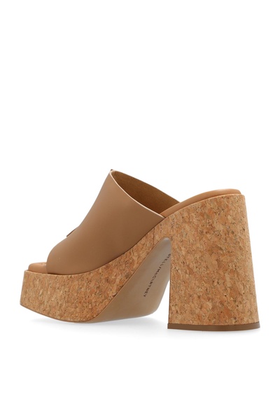 Stella Mccartney Woman Cappuccino Alter Mat Skyla Mules