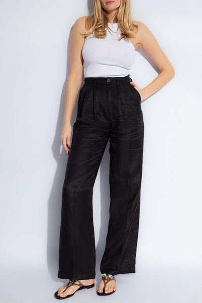 Anine Bing ‘Carrie’ high-waisted trousers