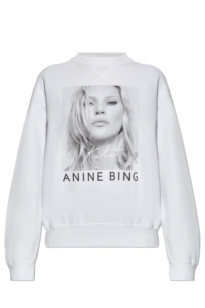 Anine Bing Printed Sweatshirt