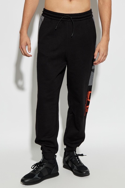 EA7 Emporio Armani Sweatpants with embroidered logo