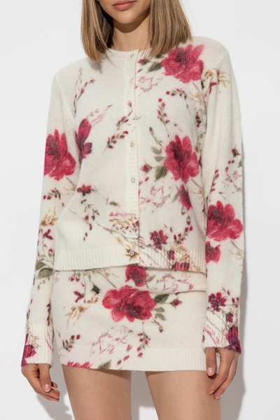 Blumarine Cardigan with floral motif