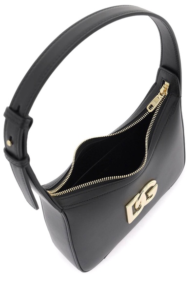 DOLCE & GABBANA Mini Black Leather Shoulder Handbag