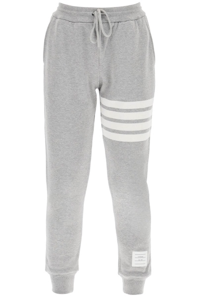 THOM BROWNE Women's Grey 4-Bar Sweatpants for FW23