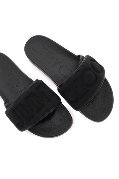 Jimmy Choo Slides With Logo