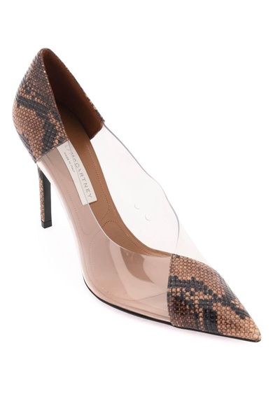 Stella Mc Cartney Python Print Transparent Pumps