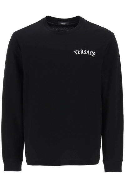 Versace Milano Stamp Long-Sleeved T-Shirt Men