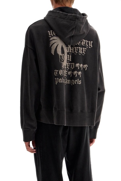 Palm Angels Statement Monogram Hooded Sweatshirt Men