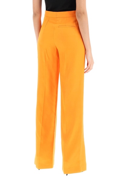 STELLA MCCARTNEY Iconic Beige Flare Pants for Women in Sand-Colored Viscose - SS24 Collection