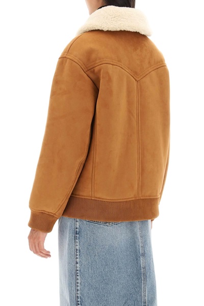 Stand Studio Lillee Eco Shearling Bomber Jacket