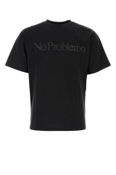 Black cotton t-shirt