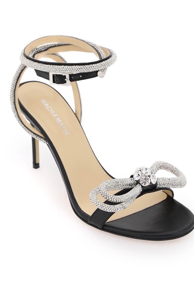 Leather Sandals With Crystals