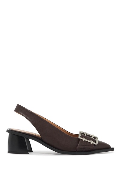 Decolleté Slingback Feminine Buckle