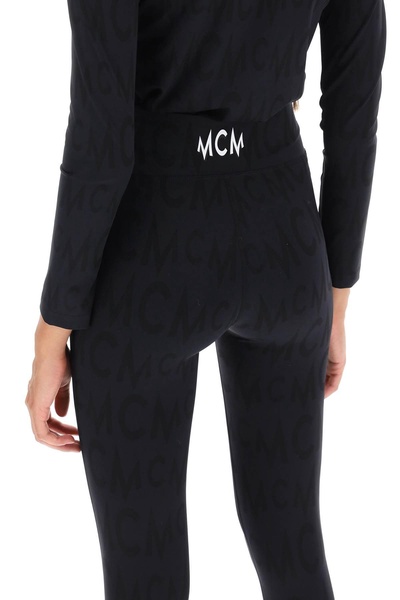 Leggings With Logo Pattern