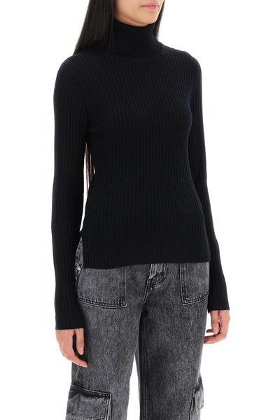 Ganni Turtleneck Sweater With Back Cut Out