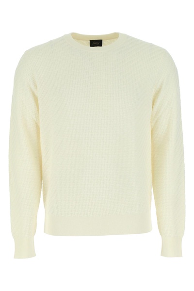 Ivory cotton blend sweater