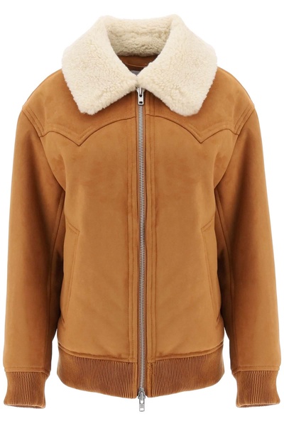 Stand Studio Lillee Eco Shearling Bomber Jacket