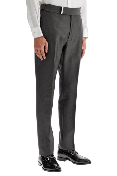 Tom Ford Atticus Wool And Mohair Mikado Trousers Men