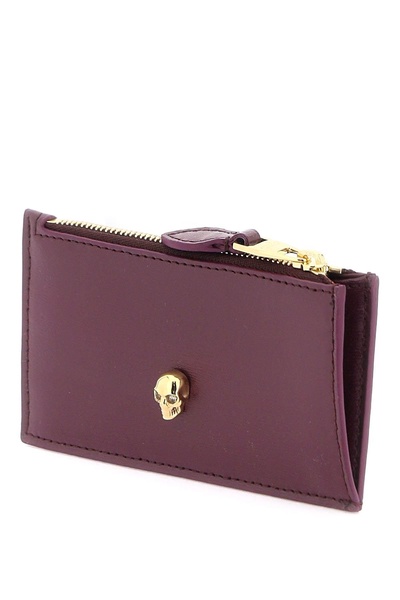 Alexander McQueen Skull-Motif Zipped Cardholder