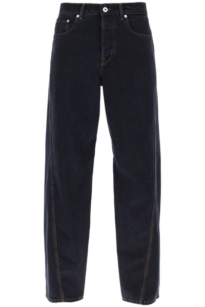 Lanvin Baggy Jeans With Twisted Seams