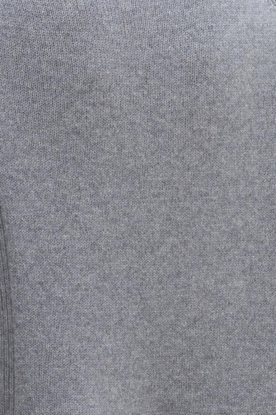 Mens Cashmere Half Zip Sweater In Quarry Grey