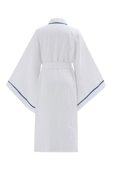 Sandal Muslin Kimono - White