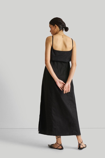 Strappy Maxi Dress In Black