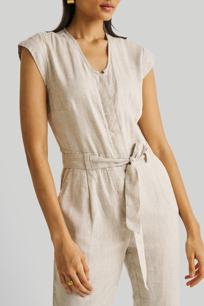 Evening Chai Light Ecru Jumpsuit