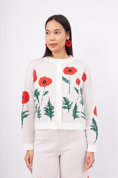 Poppy Crop Cardigan