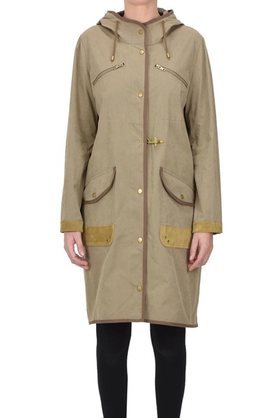 Parka style trench