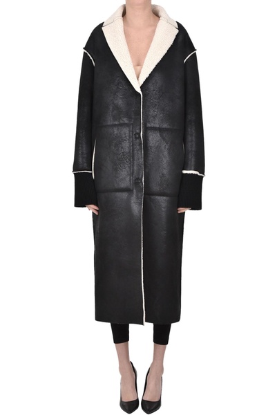 Eco-shearling coat 