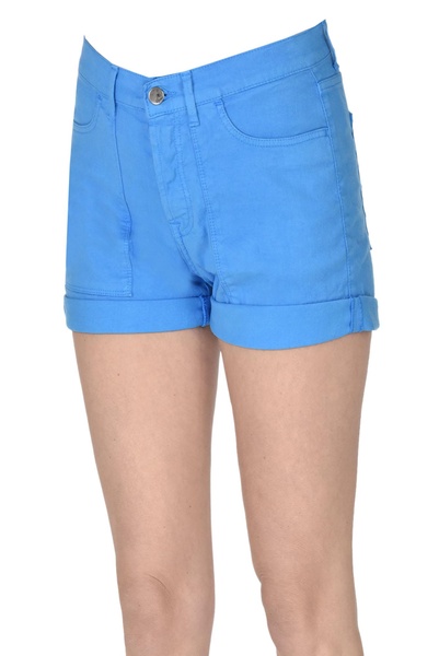 Linen and cotton shorts