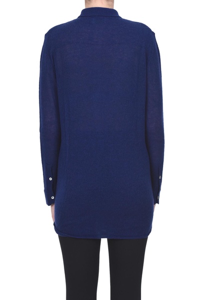 Cashmere polo style pullover 