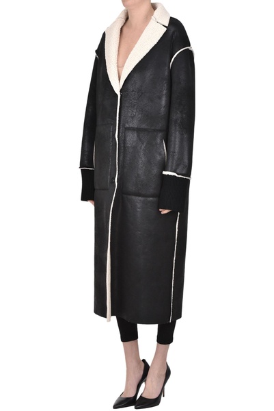 Eco-shearling coat 