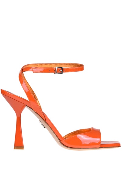 Tania patent leather sandals