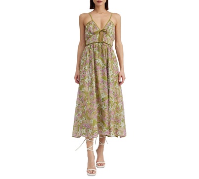 Women's Sedna Pleated Floral Maxi Dress 