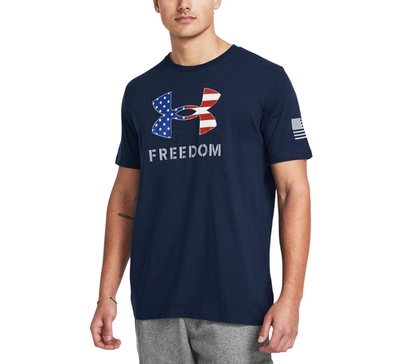 Men's Relaxed Fit Freedom Logo Short Sleeve T-Shirt