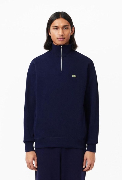 Men's Zip-Up High Neck Interlock Sweatshirt