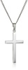 Amazon Essentials Sterling Silver Polished Cross Pendant Necklace , (previously Amazon Collection)