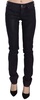 Just Cavalli Cotton Low Waist Skinny Denim Pants