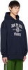 Navy 'Ami Paris France' Hoodie