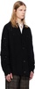 Black Roghen Wool Long Cardigan