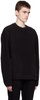 Black Stamford Sweatshirt