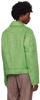 Green Wado Shaggy Wool Jacket